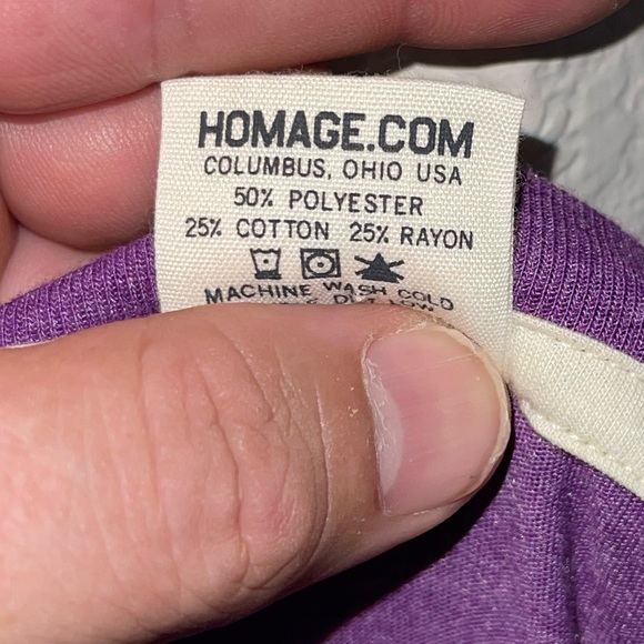 Homage: Vintage Style LA Lakers Throwback Tee: Adult Unisex Large:Magic Johnson - Picture 4 of 4